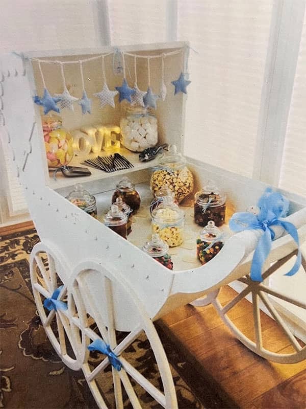 Sweet cart at Wedding in Wrexham